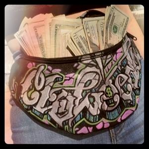 "Cloweeda" custom fanny pack